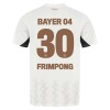 Maillot de Supporter Bayer 04 Leverkusen Jeremie Frimpong 30 Extérieur 2024-25 Pour Enfant